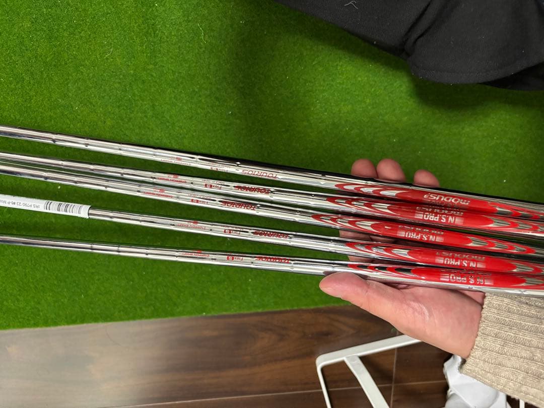 美品テーラーメイドP790（2023）アイアンセット 6-P モーダス105 S