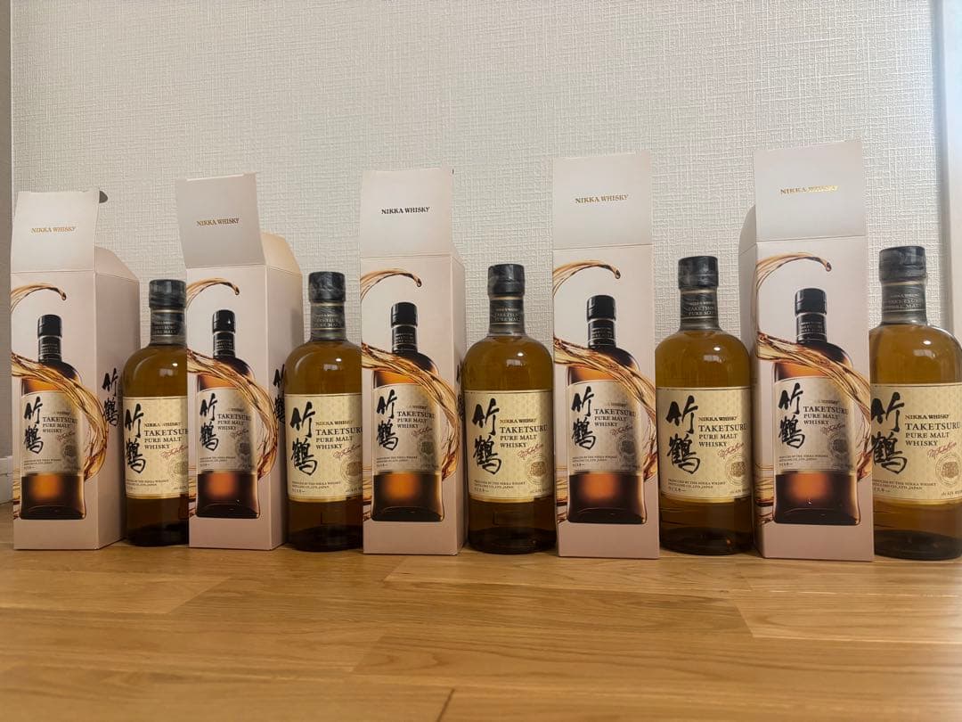 【売切】竹鶴ウイスキー 700ml 5本セット　全てカートン付き！