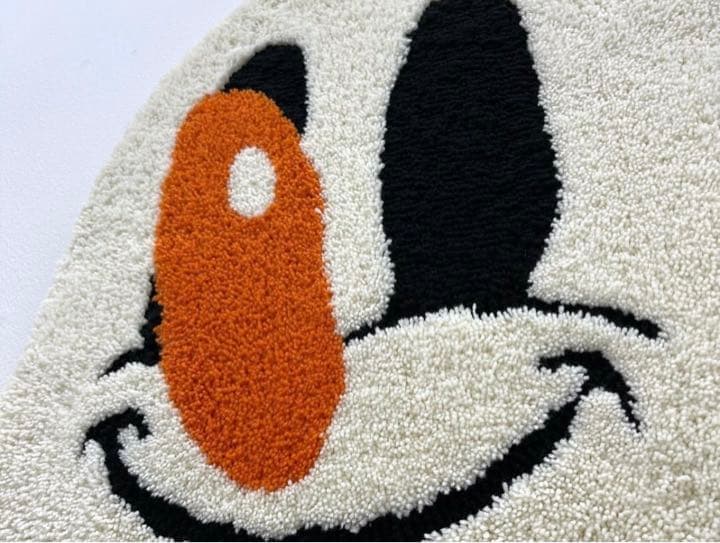 矢入幸一「\"Rug ghost\" Rug」アートラグ　サイン入り　ED60