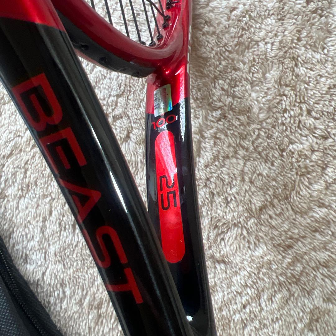 Prince BEAST 25 テニスラケット⭐︎赤