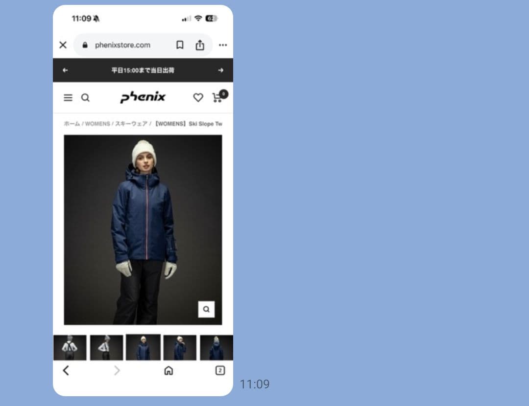 スキーウェア レディース 上下セット phenix Mサイズ 外部クリーニング済