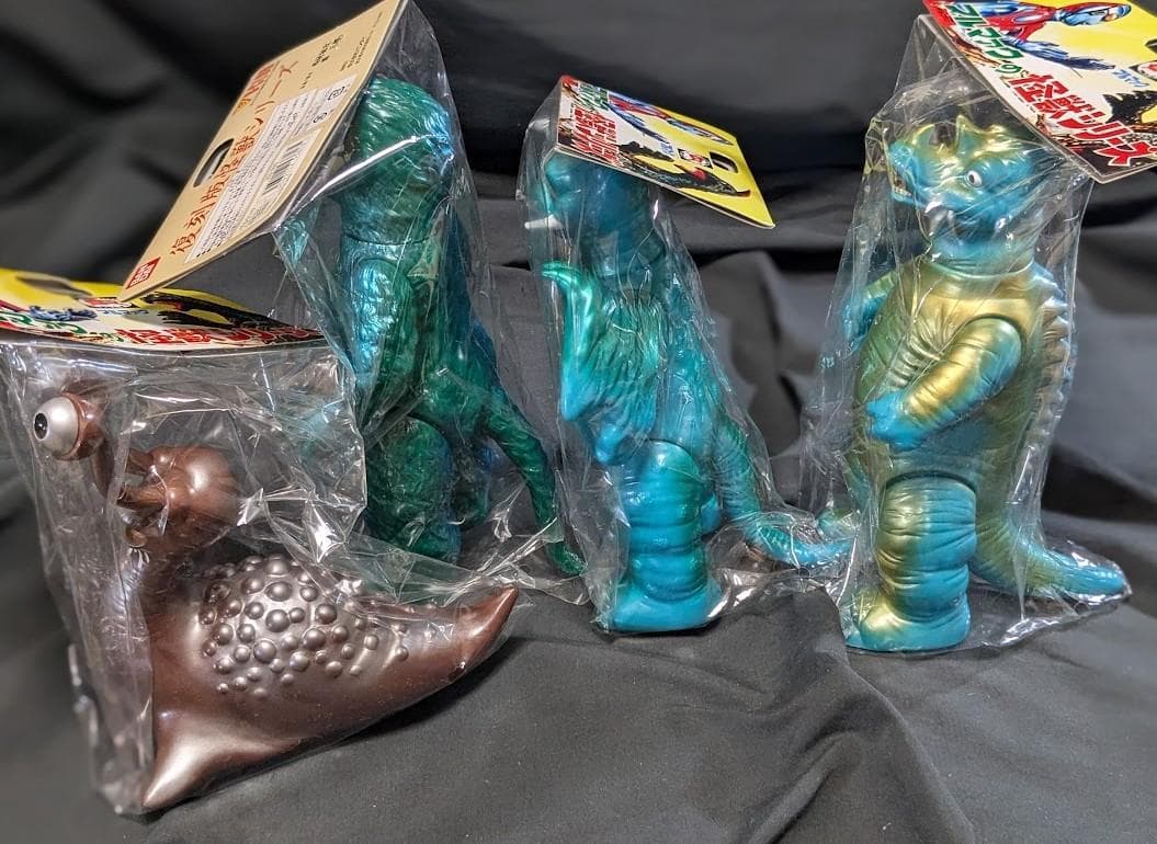 ブルマァク復刻10周年記念ウルトラＱ怪獣４体セット