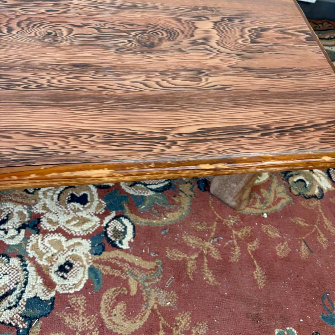 昭和レトロ 木製 折り畳み座卓 センターテーブル ローテーブル 大型テーブル