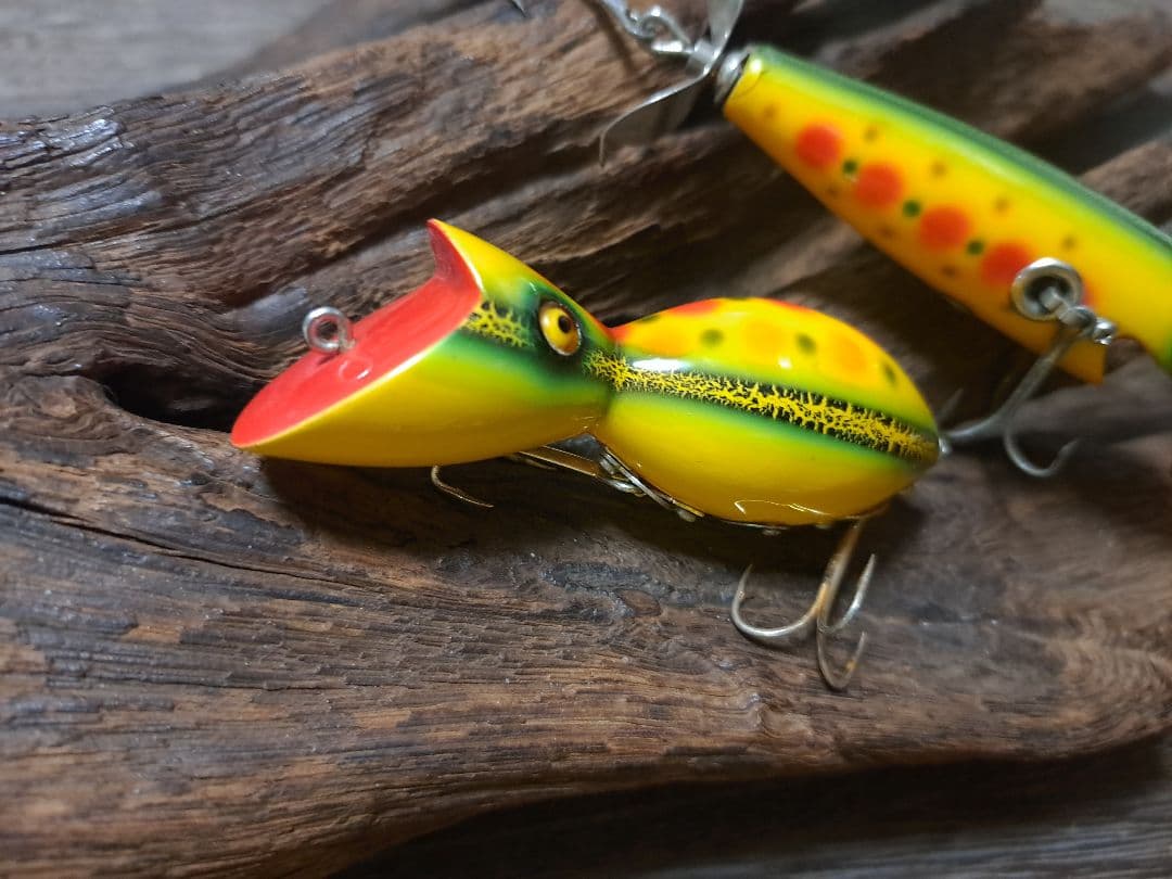 レア　ヴィンテージ　ウッデンハーツ　ダーター・ダブルスイッシャー　2つまとめて