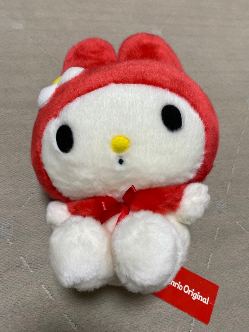 マイメロディ　ぬいぐるみ　2007年　S 赤　ずきん　赤ずきん　レトロ