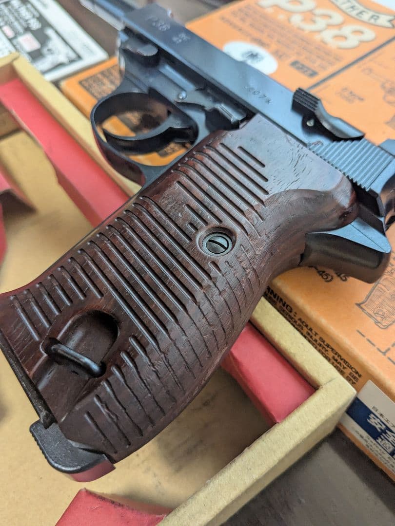 マルゼン　キャロム　P38 モリブデンブルー　カスタム　ガスブローバック