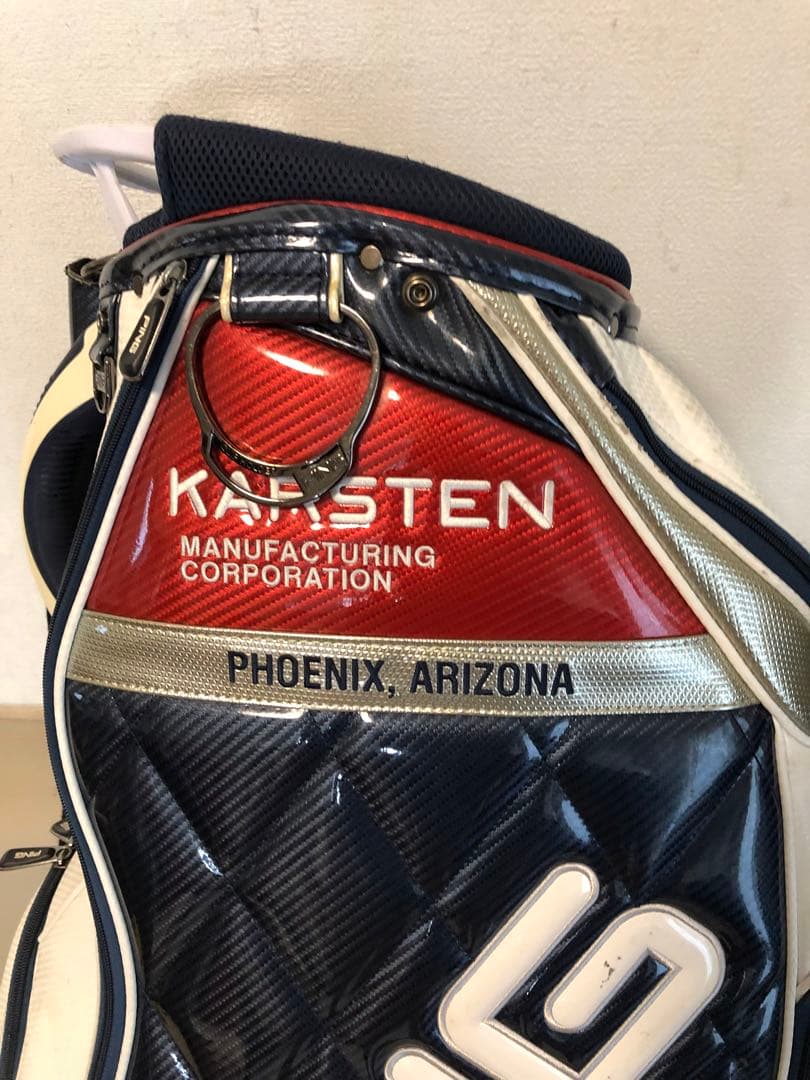 【送料込み】廃盤希少　完売品PING Karsten キャディバッグ　ピン