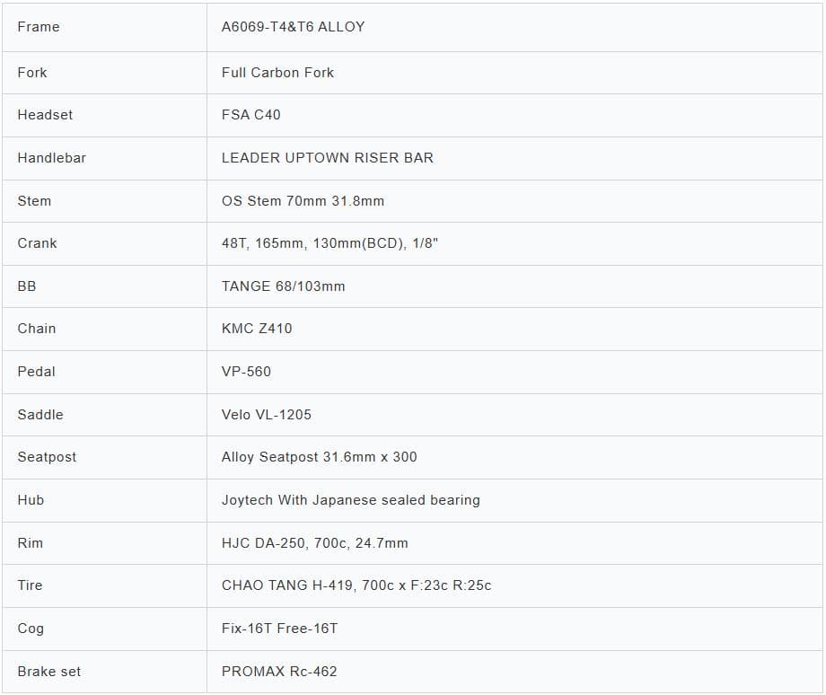 TYRANT BIKES BEASTIE　Sサイズ　ピストバイク