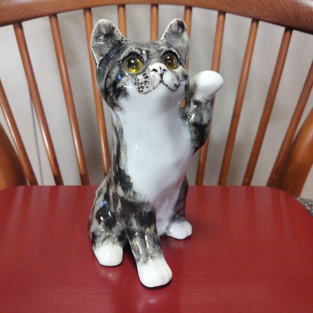 ウィンスタンレイキャット（ケンジントンキャット）片手を上げる可愛い猫、サイズ３