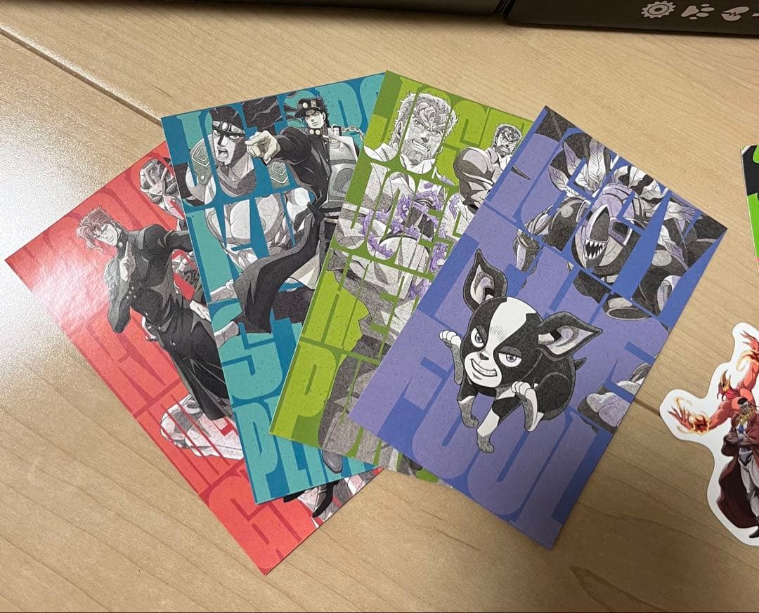 スシロー　ジョジョの奇妙な冒険　コラボ皿　4枚コンプリート