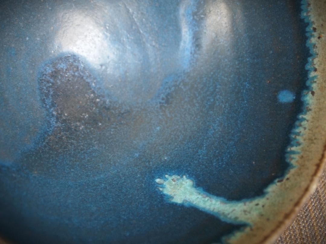 人気作家★金澤尚宜★面取り青茶碗★あよお