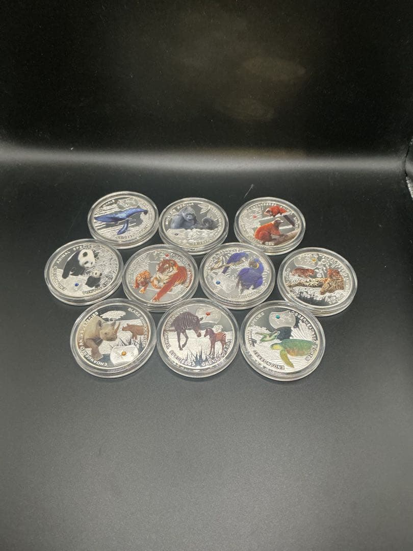 【値引き相談OK】2014ザンビア共和国　絶滅危惧種保護シリーズ　10点