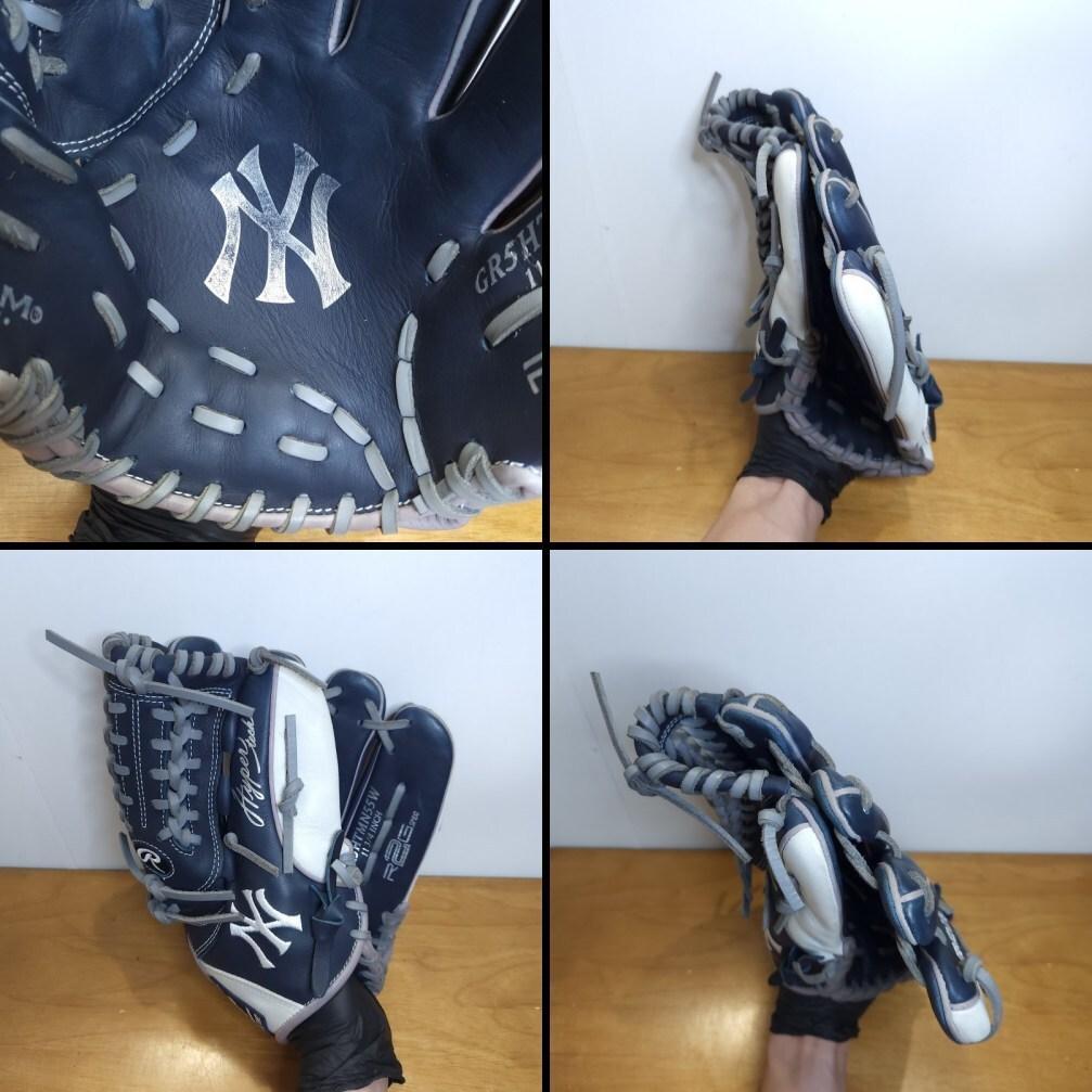 ローリングス MLB TEAM NYヤンキース チームロゴ 限定品 軟式グローブ