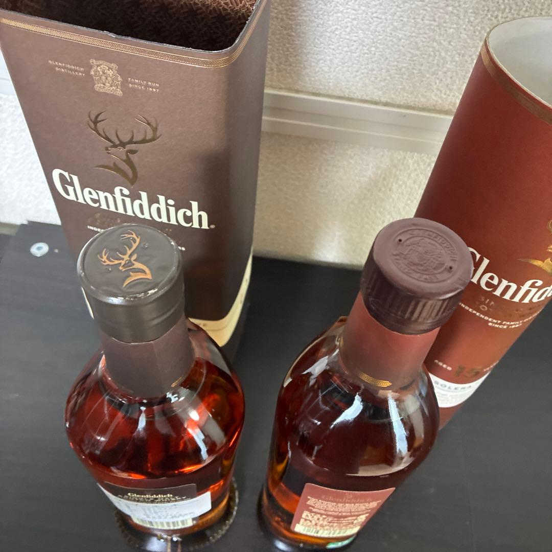 旧ラベルグレンフィディック18年15年2本セット