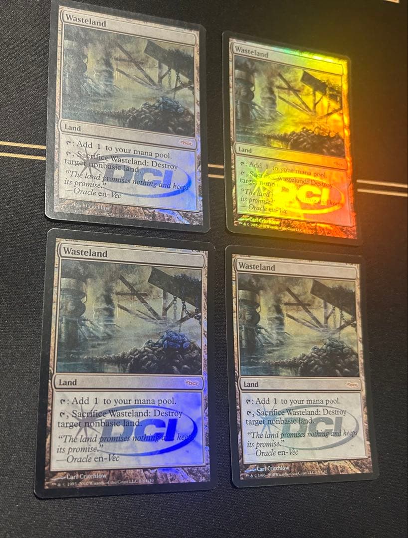 【4枚セット】不毛の大地_ジャッジFOIL