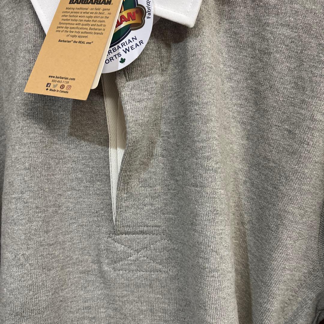 Nack1009(断捨離中) BARBARIAN グレー ラガーシャツ