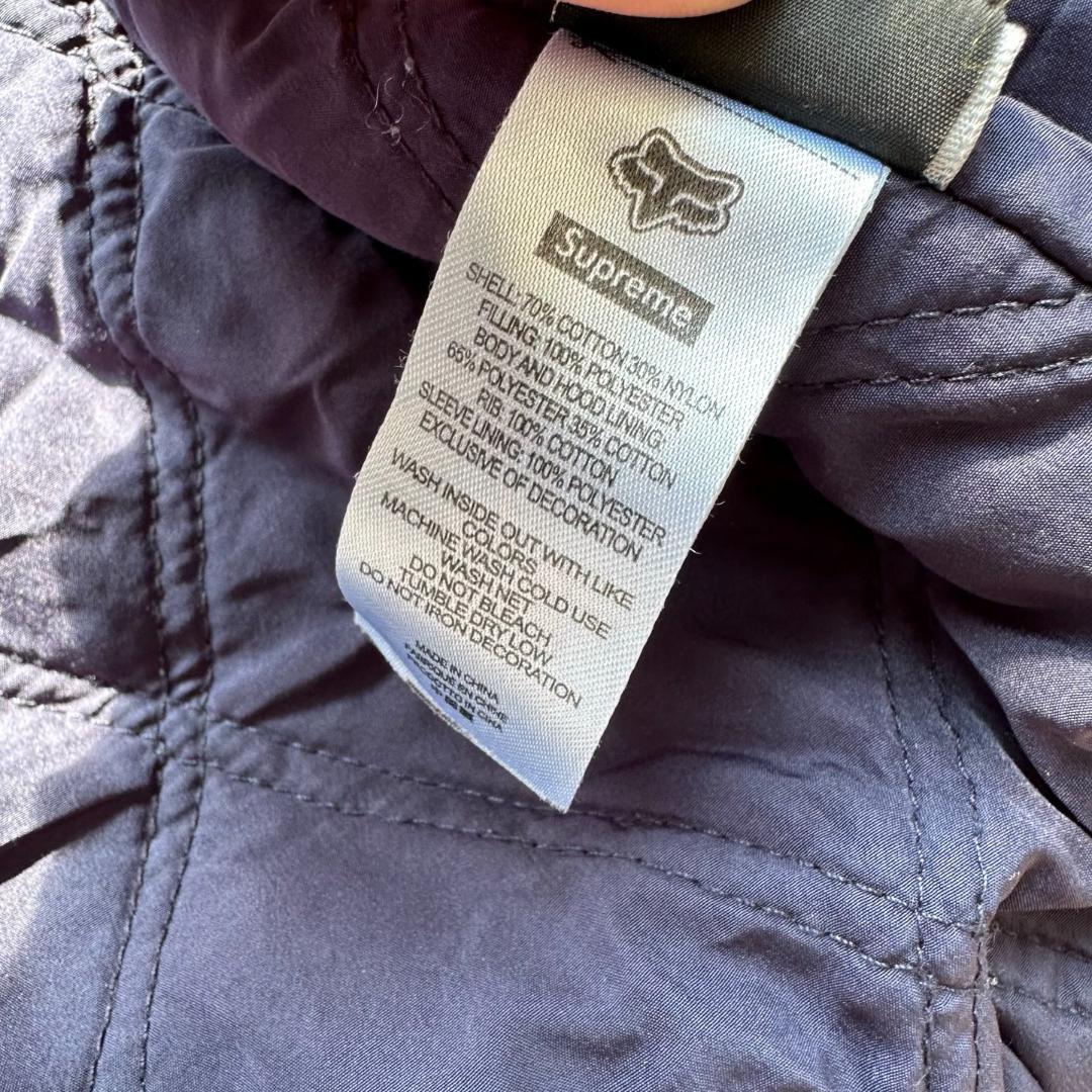SUPREME デニムジャケット フード付き