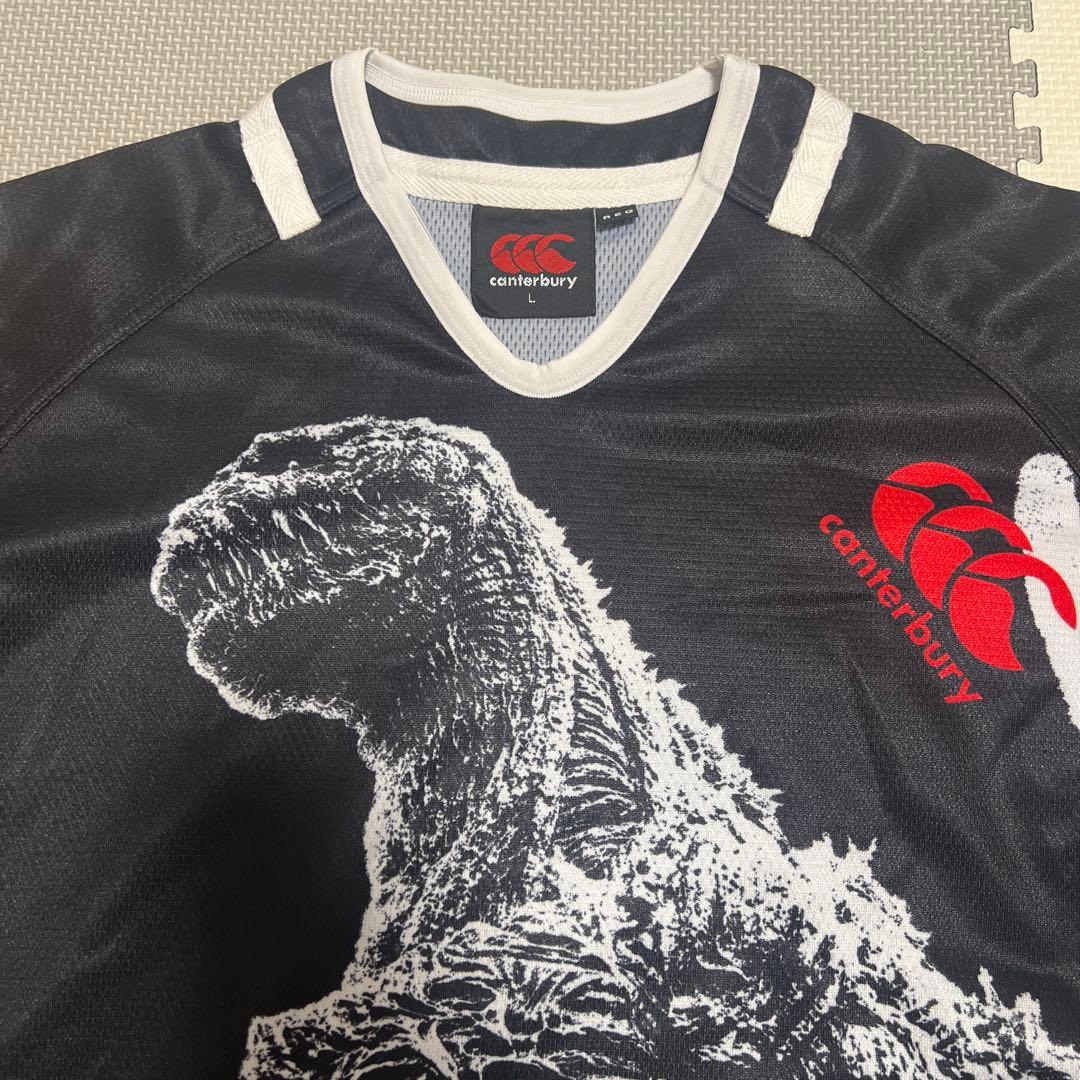 カンタベリーcanterburyラグビートップリーグオールスターズ ゴジラ