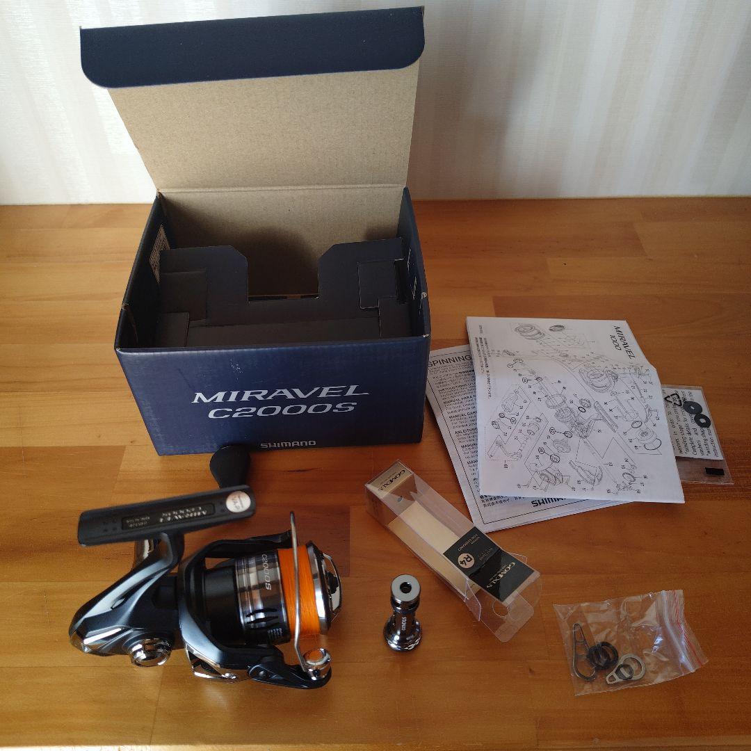 SHIMANO 22ミラベル C2000S スピニングリール　使用回数一回美品