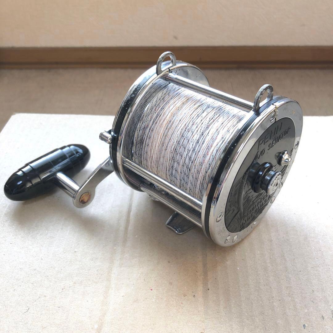 Penn ペン セネター 113 4/0 リール ドラグハンドル ジャンク品