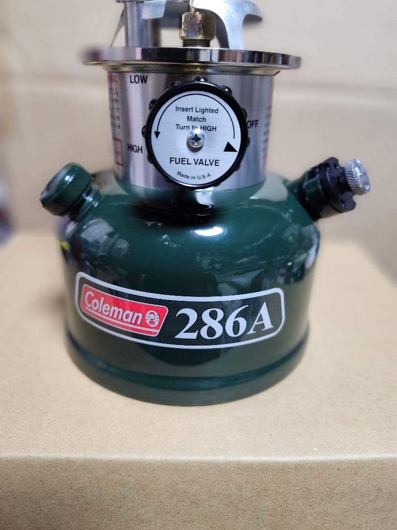 コールマン 286A カスタム 2019年４月製造ランタン ケース付き