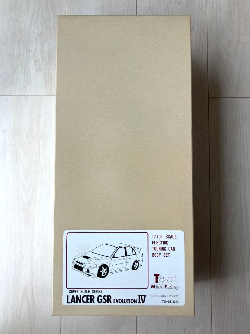 トーザイモデルファクトリー 1/10RC ランサーエボリューションIV ボディー