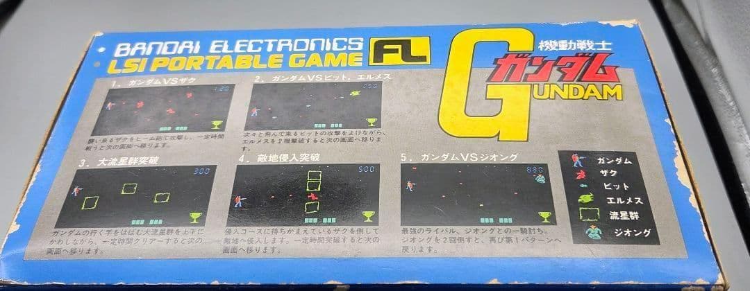 【動作品】赤バンダイ FLモビルスーツガンダム LSIポータブルゲーム