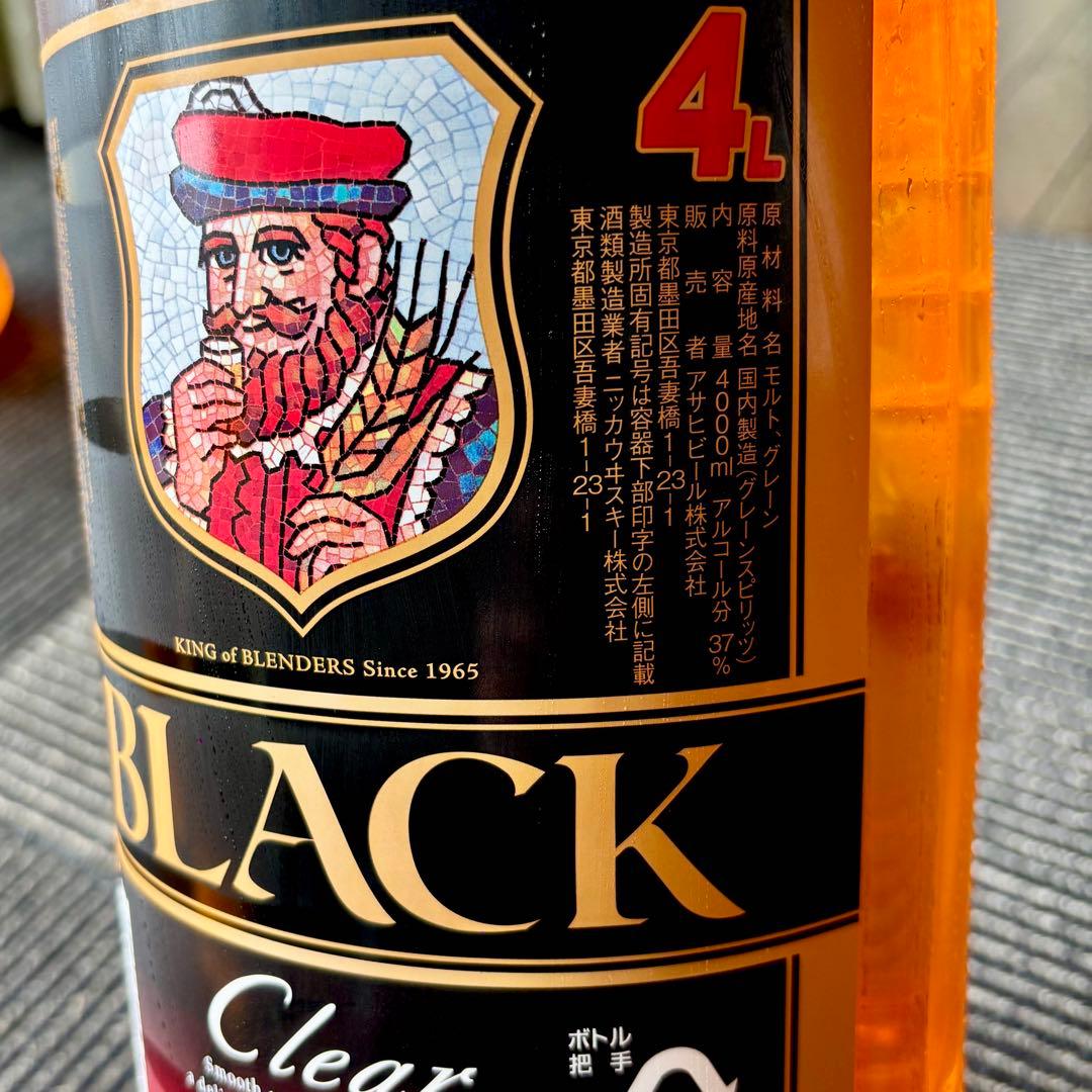 ブラックニッカクリア　4L×3本セット