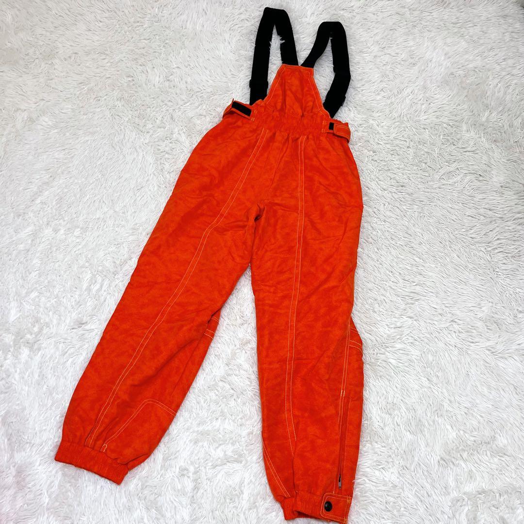 平成レトロ 90s DESCENTEスノーウェア上下 L オレンジ スキースノボ
