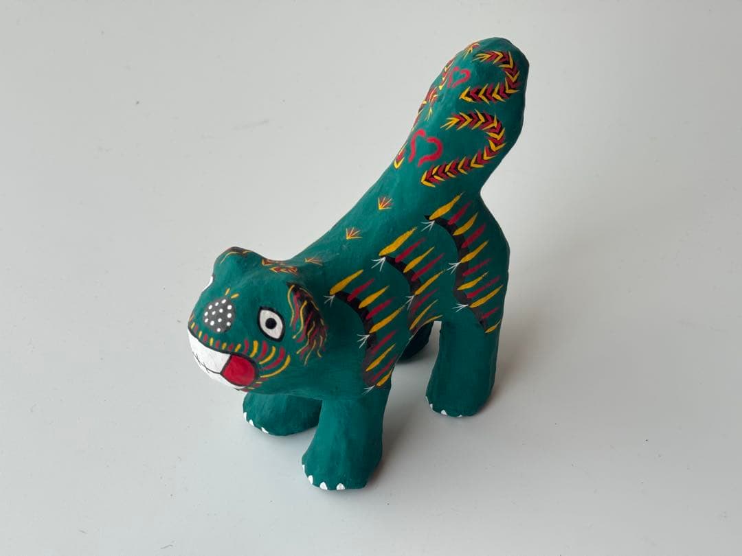 琉球郷土玩具 琉球玩具製作所こくら 唐獅子 沖縄 張子 箱あり