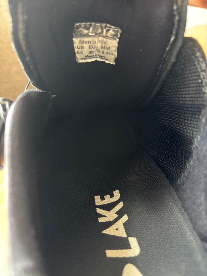 Lake ブラック クリンチングシューズ Boaシステム