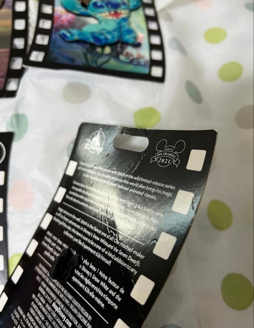 スティッチ　ピンバッジセット