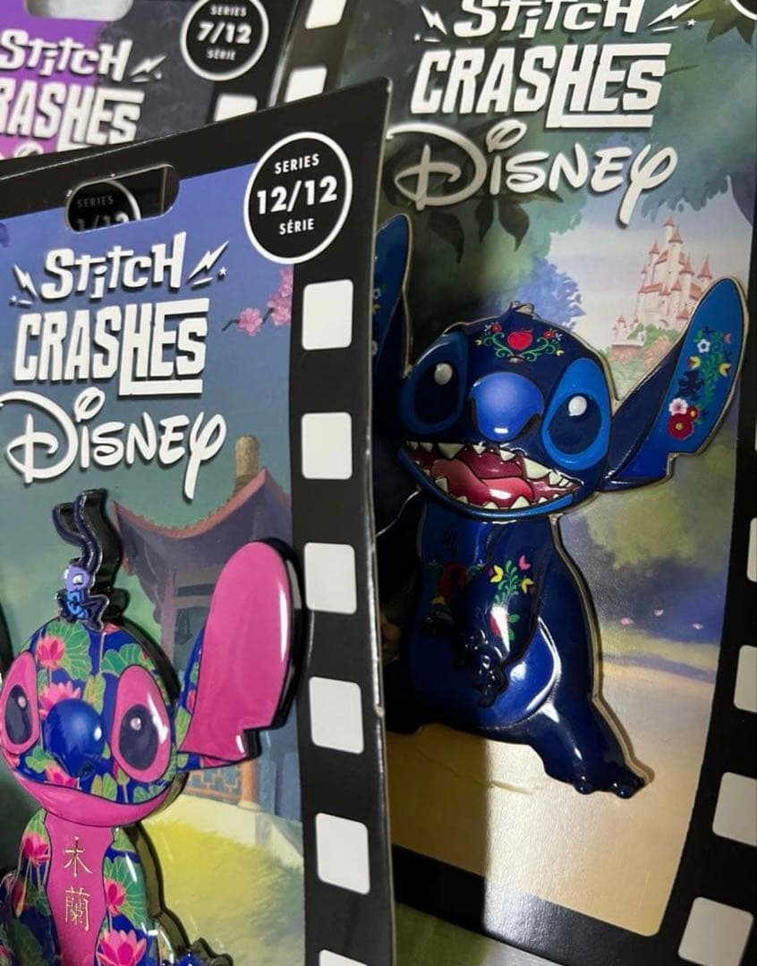 スティッチ　ピンバッジセット