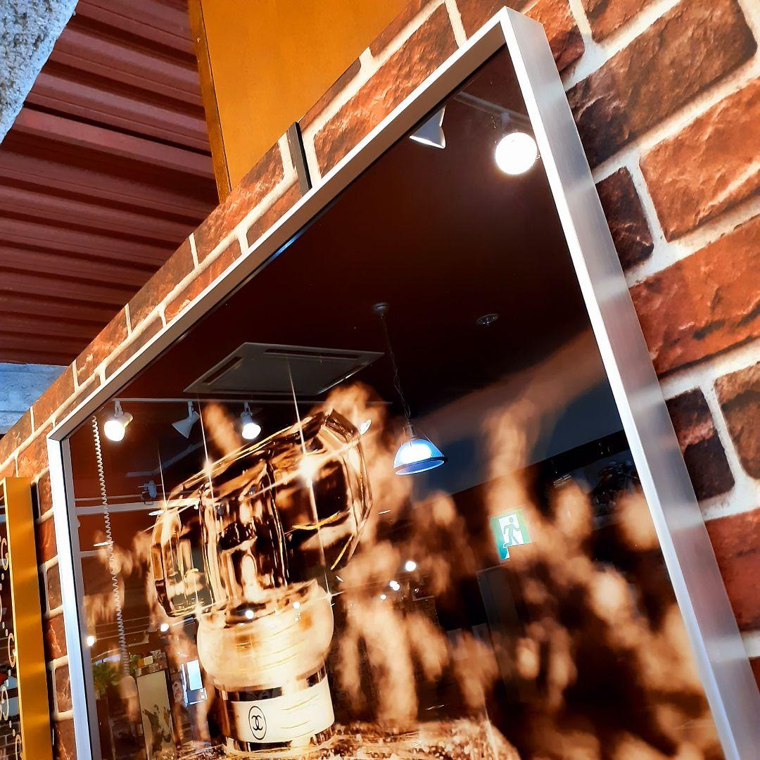 輸入雑貨　ミラーアートパネル『CHANELI』　特殊強化ガラス仕様　200cm