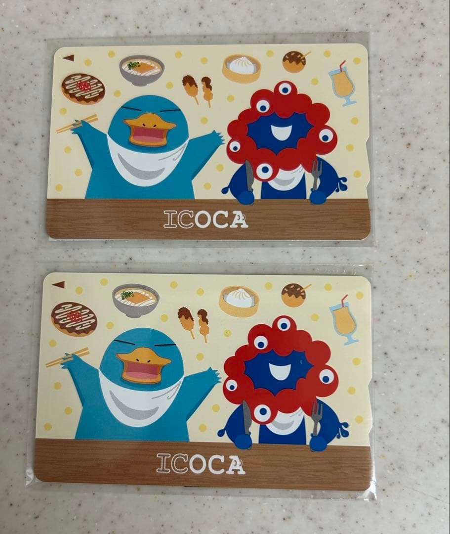 関西万博限定 イコちゃん ミャクミャク 2枚セット ICOCA カード2枚セット