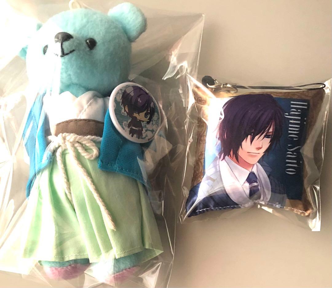 薄桜鬼 マスコット キーホルダー ストラップ 缶バッジ 斎藤