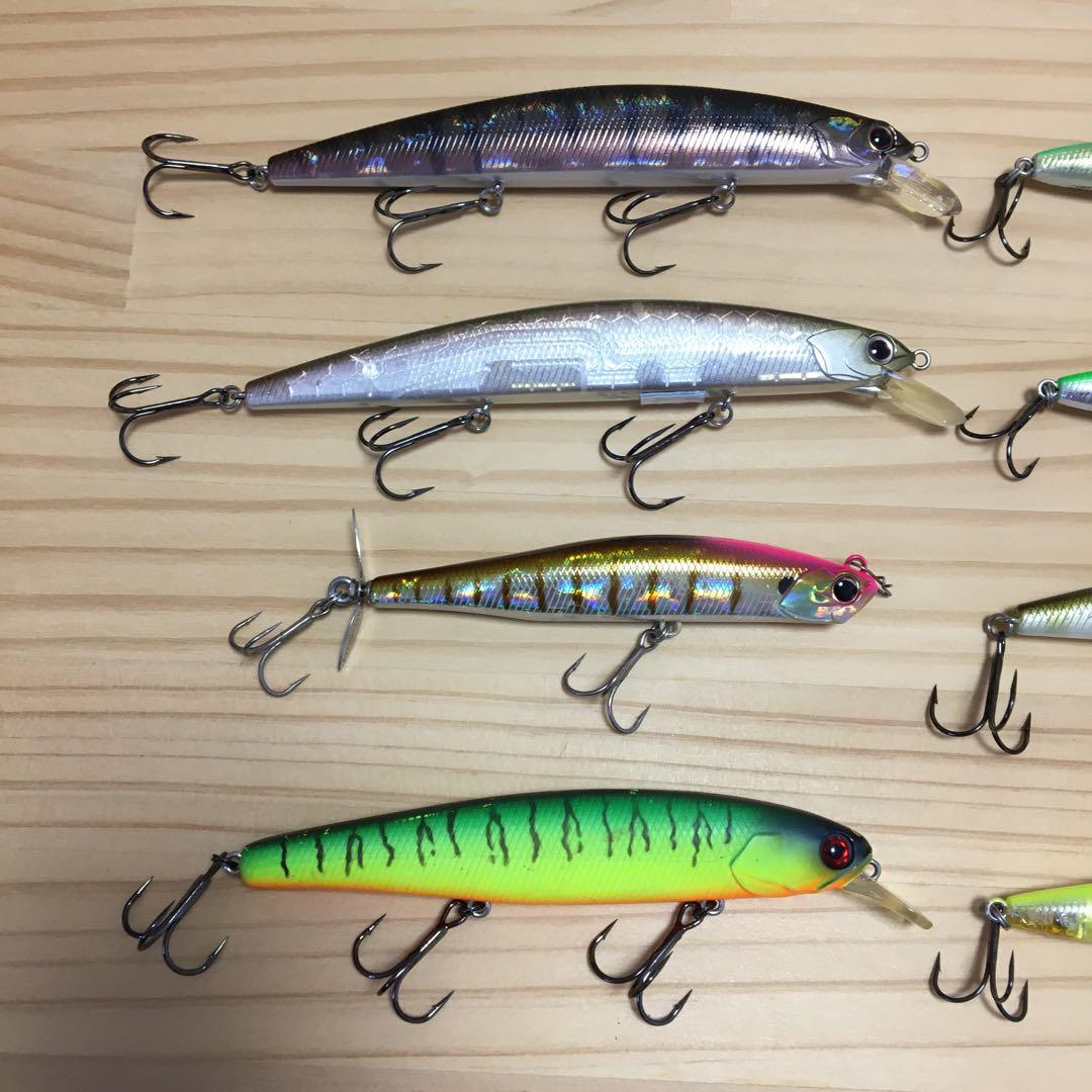 ルアー8個セット（ルドラ、レイダウンミノー他）