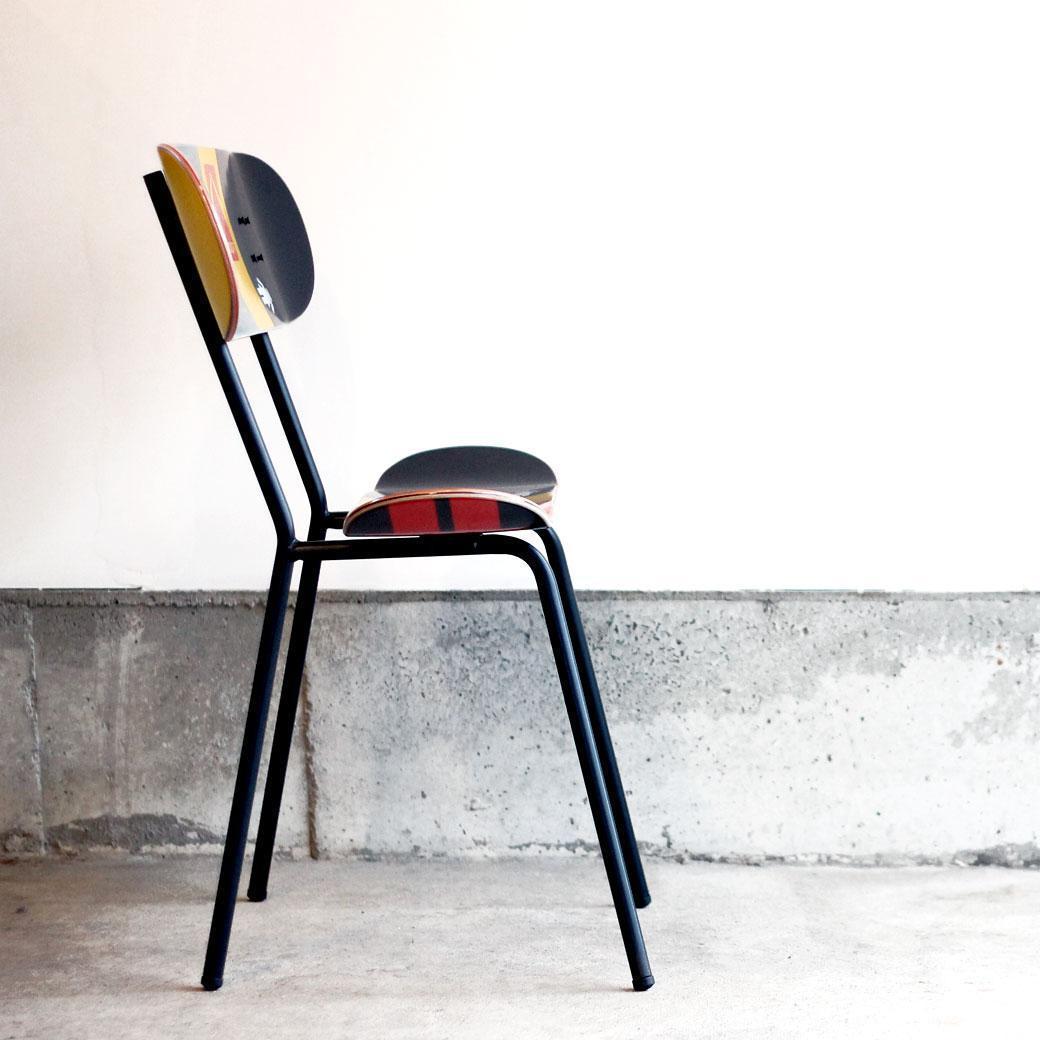 沖縄送料込 スケートボード チェア ベンチ スケボー ベース部品 001黒