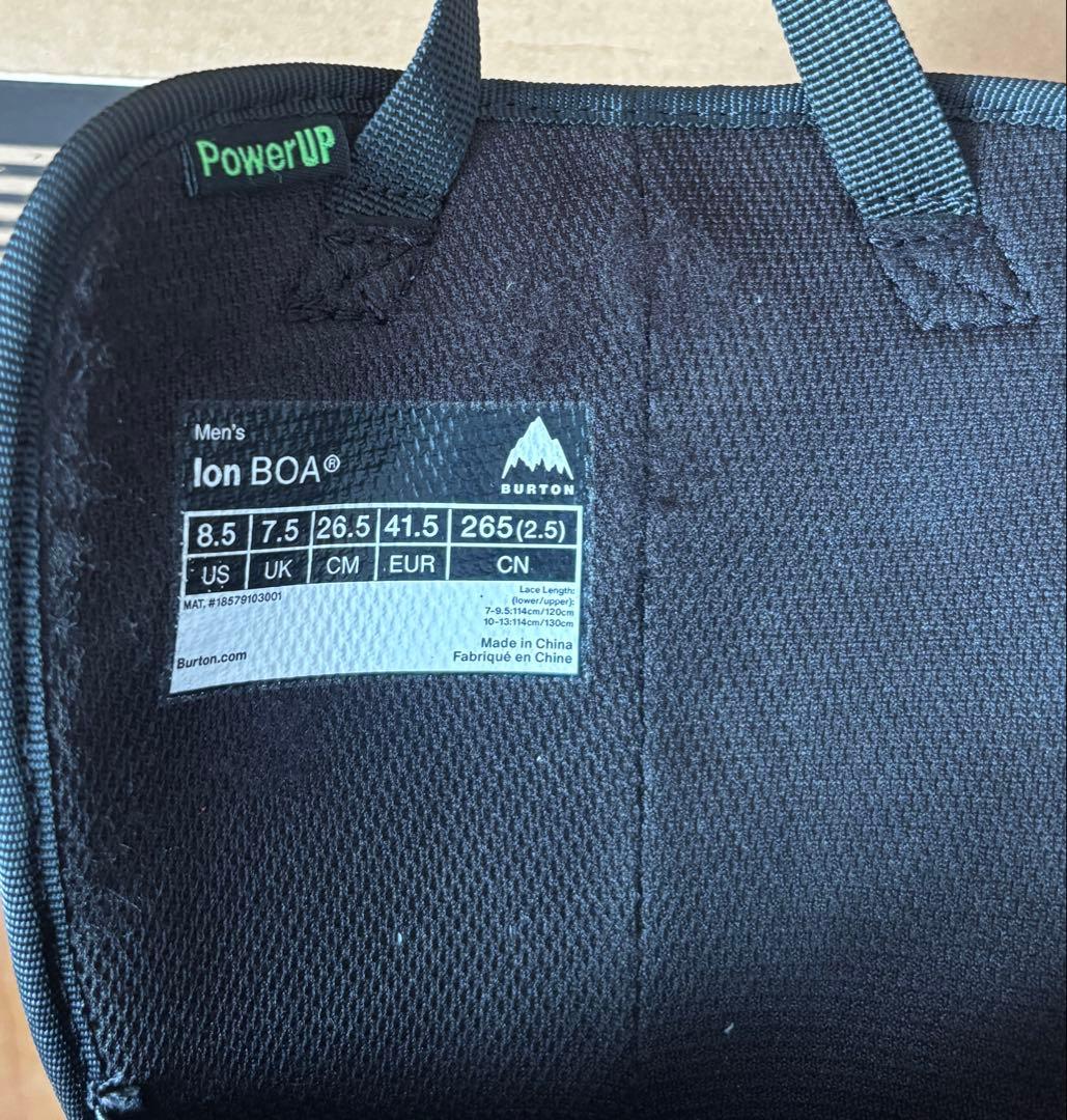 25-26 Burton ION BOA 26.5 バートン アイオン