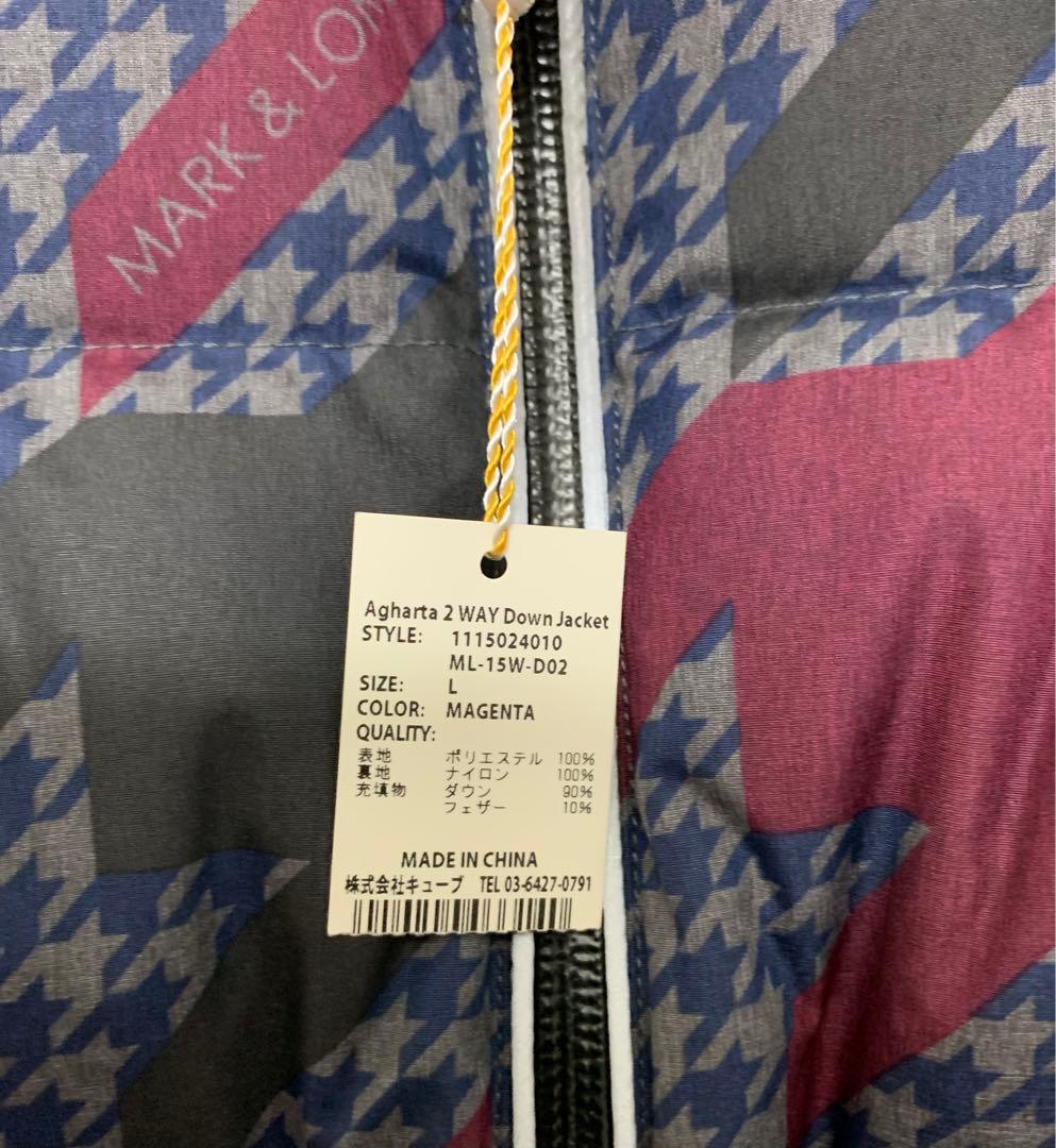 再再再値下げタグ付！マーク＆ロナ2wayダウンブルゾン