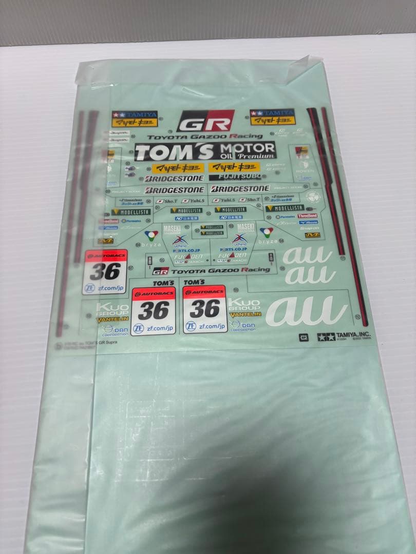 【未使用】タミヤ 1/10 au TOM'S GR Supra ボディセット
