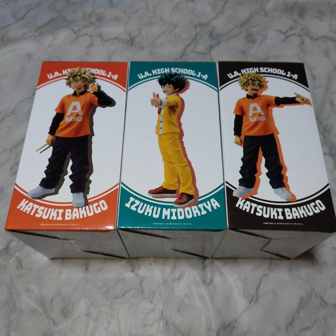 ヒロアカ 一番くじ 垂れ流せ!文化祭! B賞 爆豪 開催文化祭 A賞 緑谷 他