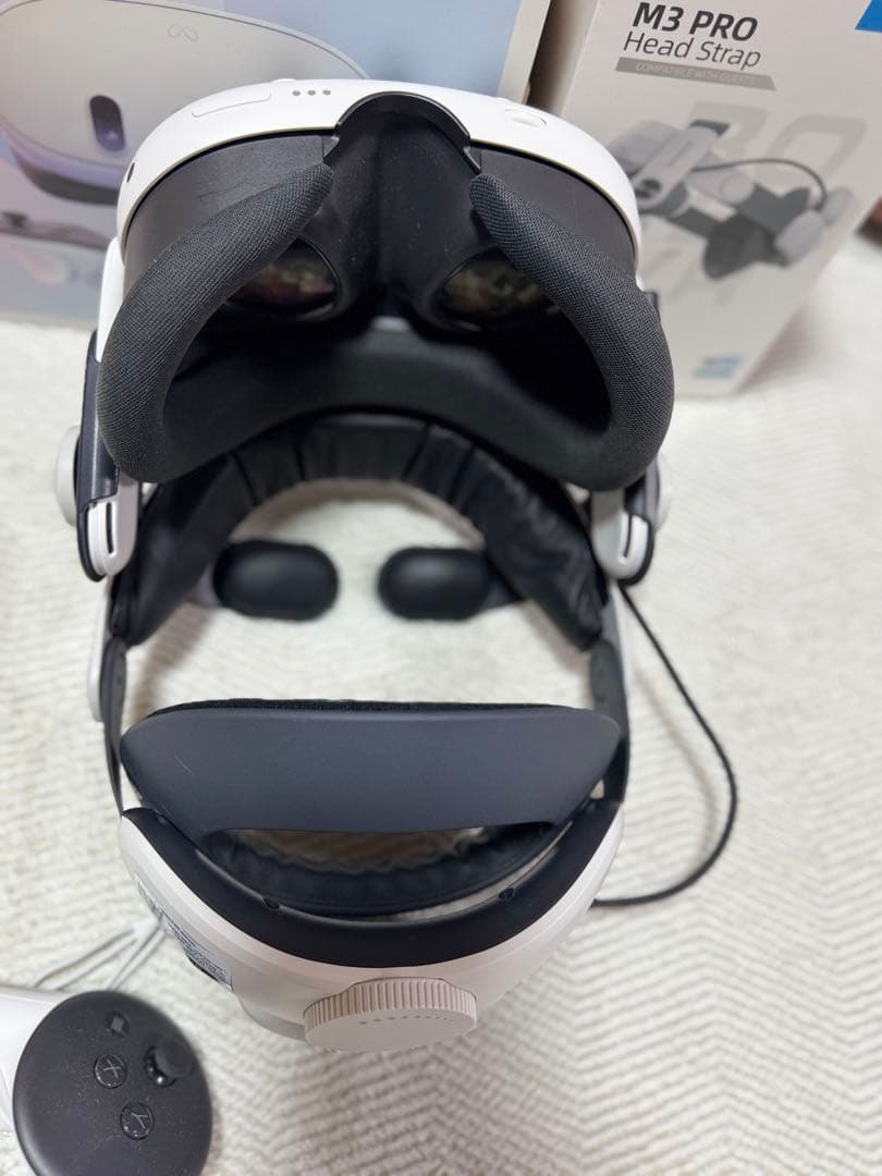  Quest 3（512GB）+ 予備バッテリー、ヘッドストラップ