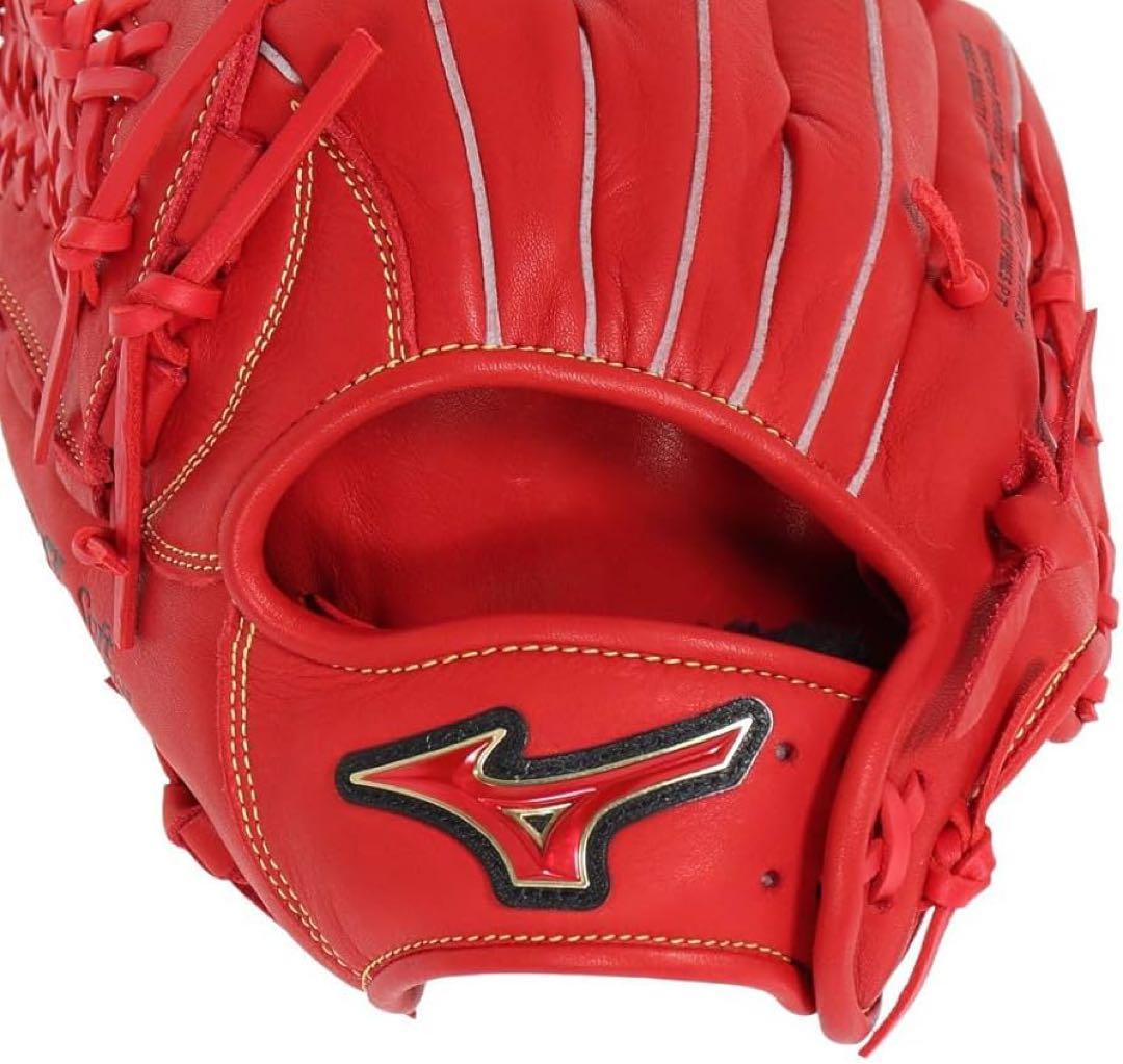 ミズノ 軟式　野球　ソフト グローブ　左投　赤　セレクト9 Soft Plus