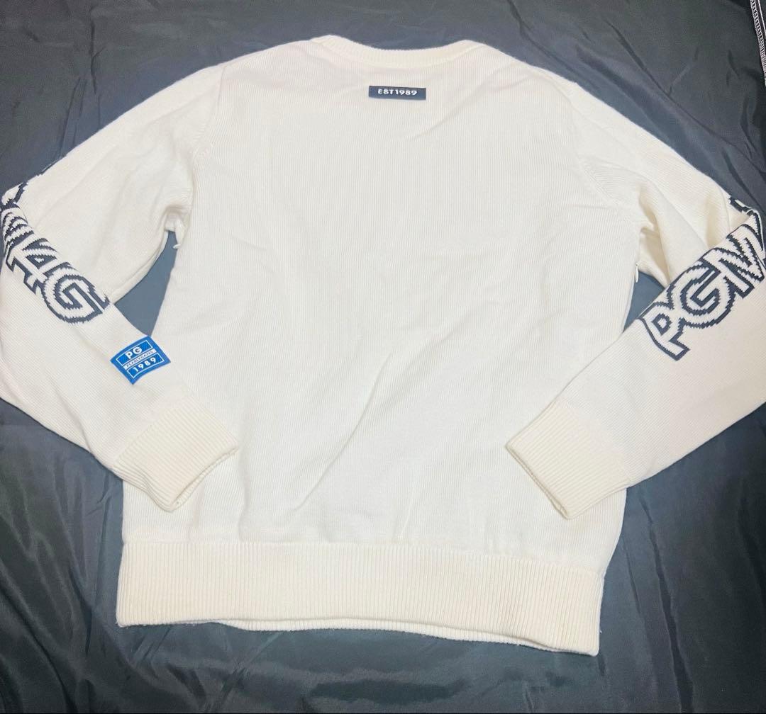 パーリーゲイツ ホワイト 長袖セーター