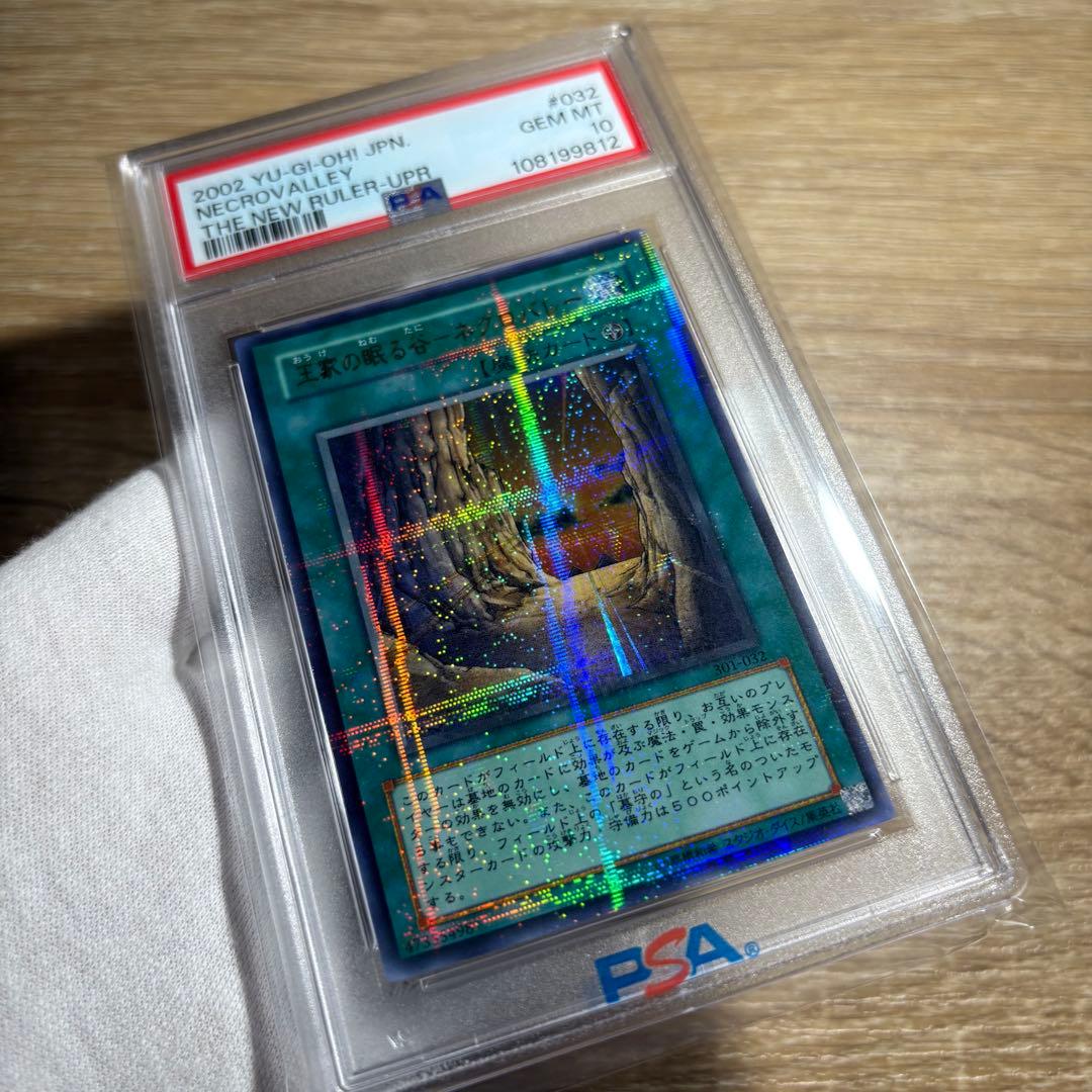 PSA10 極美品　最安値　世界15枚　王家の眠る谷 ネクロバレー　パラレル