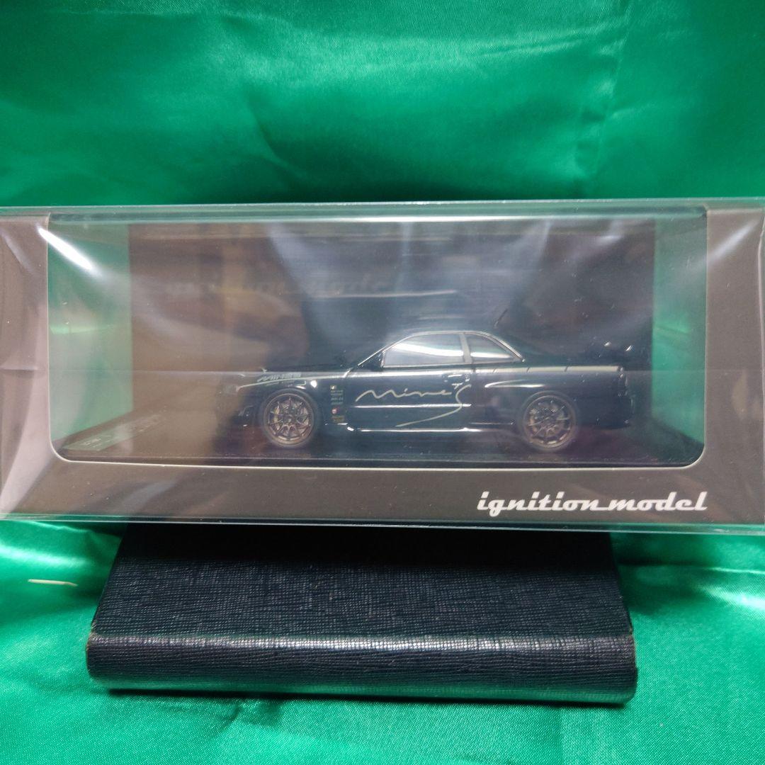 1/43 Skyline GT-R Mine's (R34) ブラック