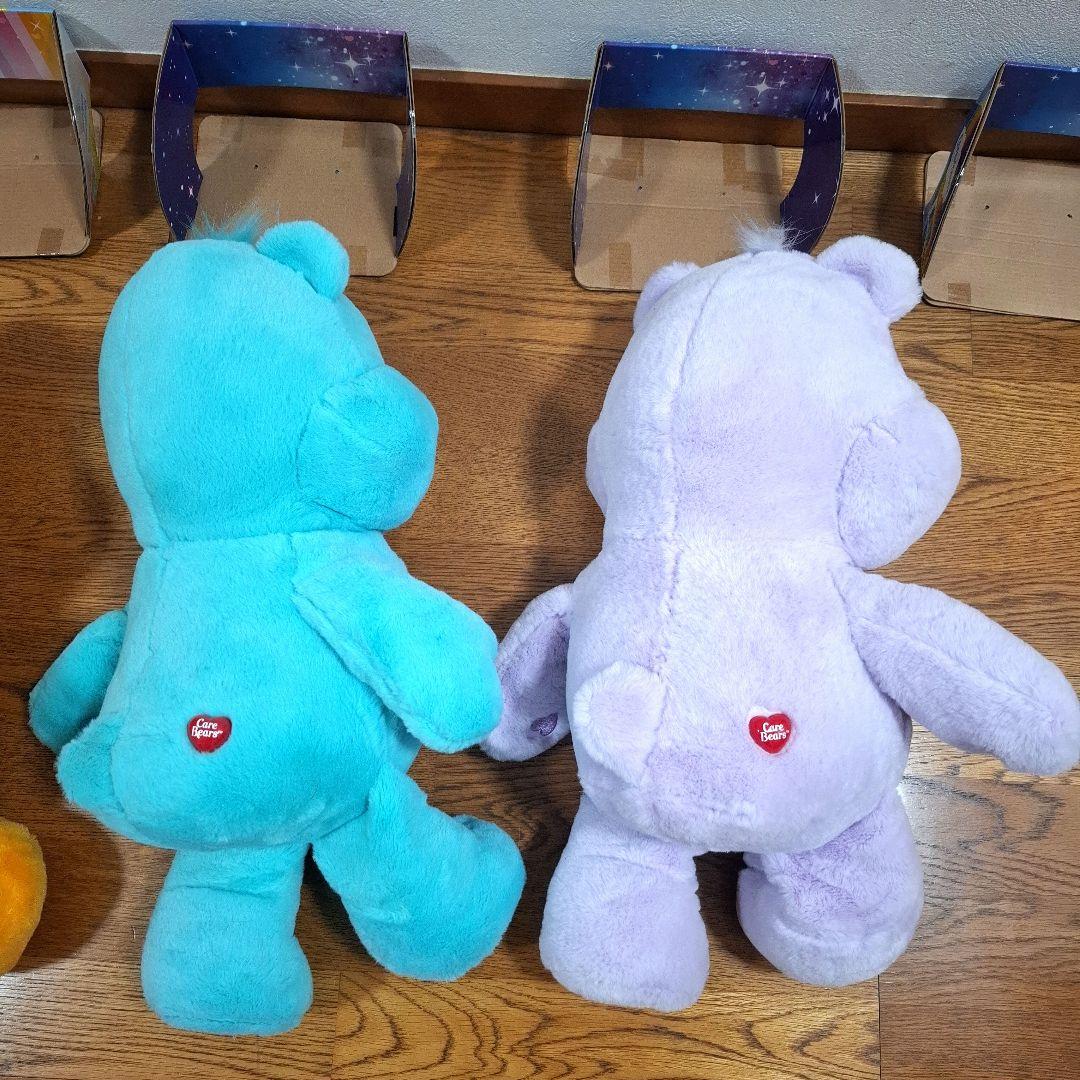 ケアベア⭐BIGぬいぐるみ 5体セット　お座り台座付き