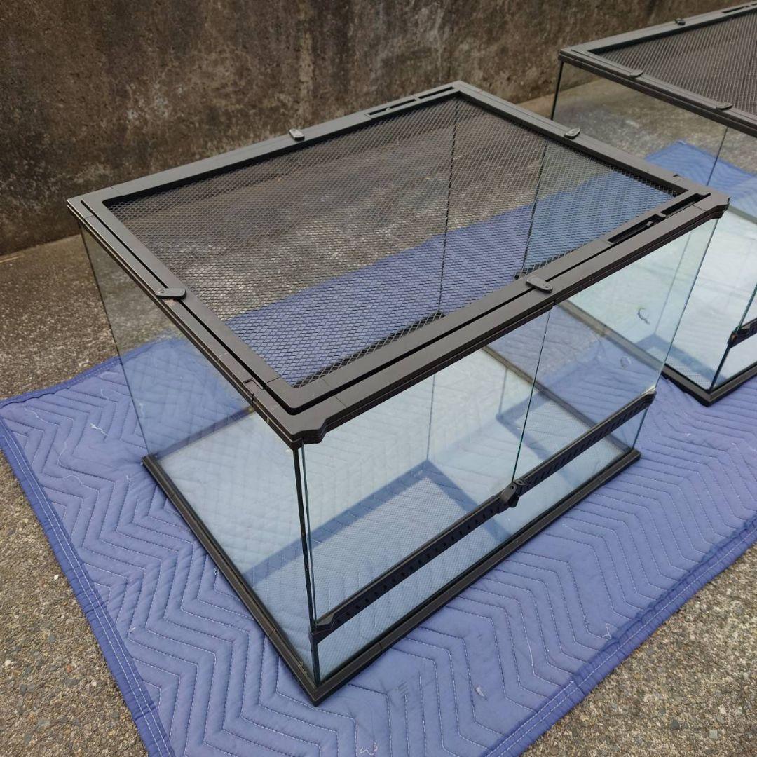 【千葉県引取限定】中古　ガラスケージ　爬虫類　両生類　２台　セット売り