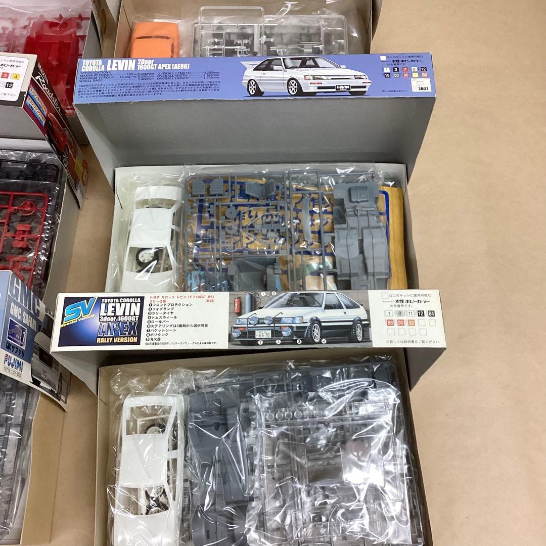 フジミ模型 1/24スケール 旧車・準旧車含むプラモ8個セット 未組立品
